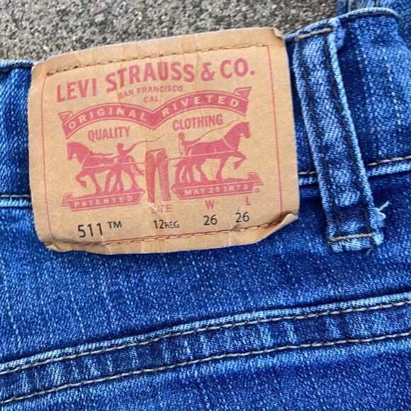 Levi’s 511 Slim Jeans Size 12 Reg W26” x L26” - Picture 4 of 10